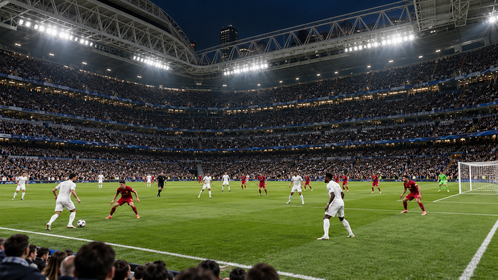 Editorial illustration for Real Madrid vs RB Leipzig preview